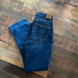 American Eagle Curvy Straight Jeans 0